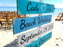 Newlywed Gift Wedding Decor Beach Sign, Wood Nautical Directional Signs, Shoes Optional, Personalized Signage for wedding gift