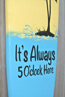 Personalized Surfboard decor. Outdoor surfboard wood sign. Christmas gift for mom dad. Gift for husband wife.