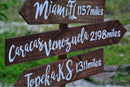 Family gift Directional Sign, Garden Decor. Wood Arrow sign for home. Family gift idea