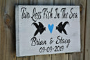 Beach wedding decor for destination wedding. Newlywed Gift wood sign.