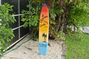 Personalized Surfboard decor. Outdoor surfboard wood sign. Christmas gift for mom dad. Gift for husband wife.