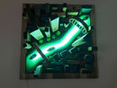 Custom 3D City map wall art - City skyline wall decor with LED light, Glow in the Dark Night light -