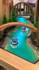 Custom 3D City map wall art - City skyline wall decor with LED light, Glow in the Dark Night light -