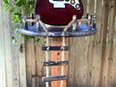 Guitar bird house garden decor wood. Large Guitar backyard decor. Bird feeder wood decorative. Gift for Musician guitar lovers.