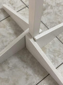 Directional sign free standing post, wooden self stand sign post base for direction signs.